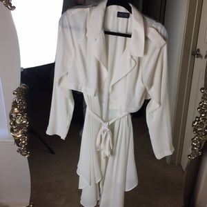 Sheer duster coat